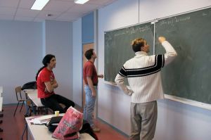 Une interrogation orale de math&eacute;matiques avec E. LI