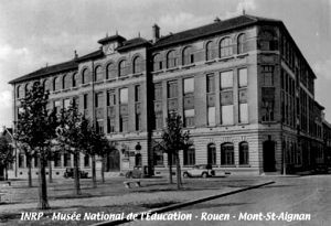 Le Lycée, alors École Nationale Professionnelle, en 1928