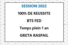 Le BTS FED option GCF avec le GRETA au Lycée Raspail Le BTS FED option GCF avec le GRETA au Lycée Raspail