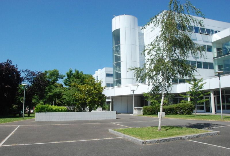 Le Lycée Rapsil compte trois bâtiments, reliés par des passerelles Le Lycée Rapsil compte trois bâtiments, reliés par des passerelles