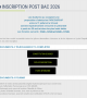 INSCRIPTION POST-BAC